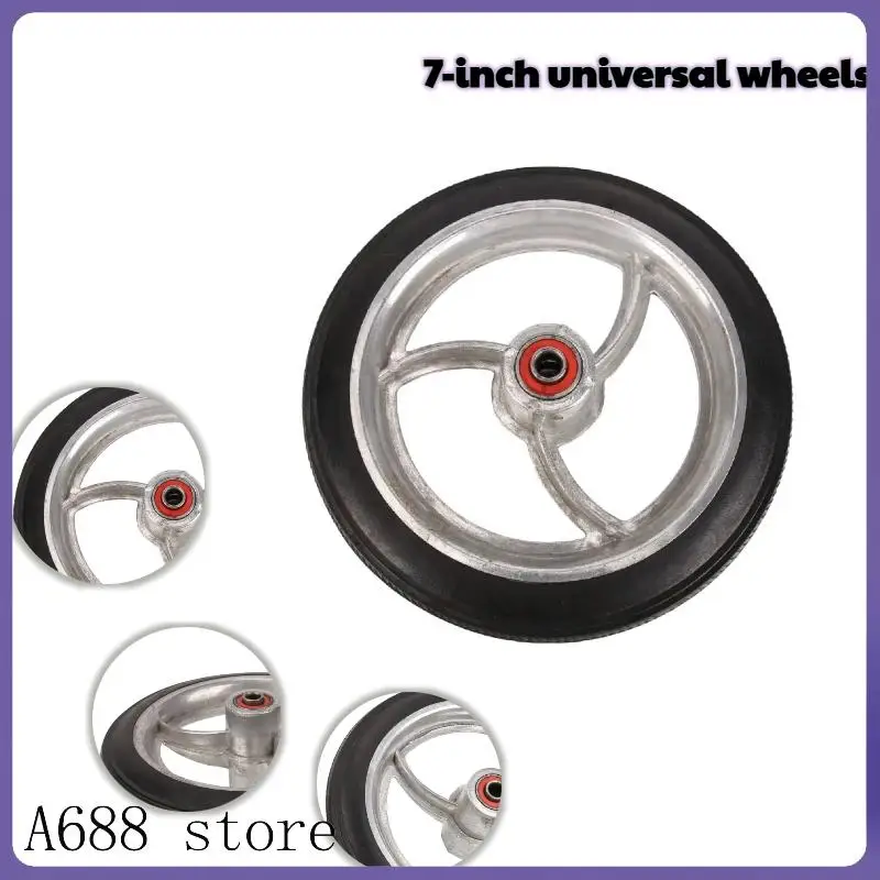 

7-дюймовые универсальные сменные колеса: совместимы с 7-дюймовыми самокатами и тележками.