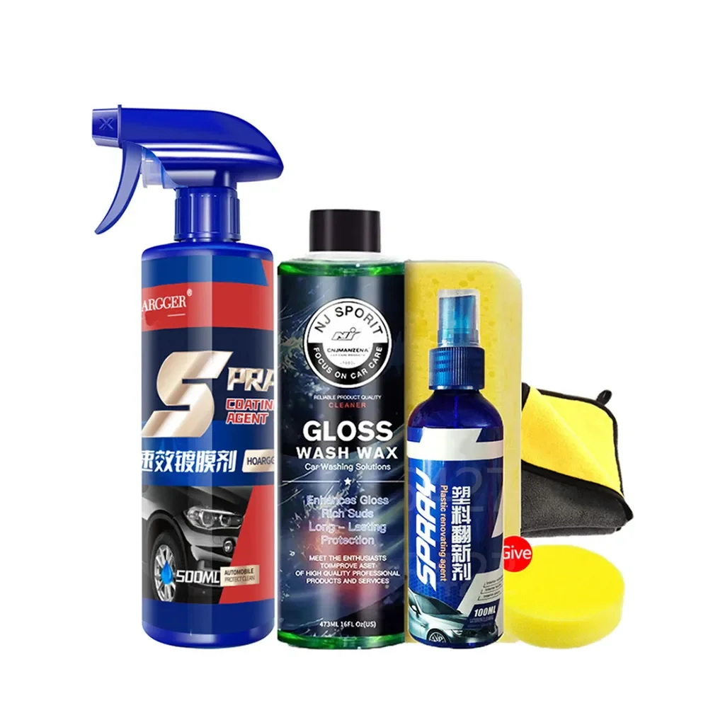 

Cars Ceramic Coating Wash Shampoo Cleaning Tools Plastic Refresher Parts Plating Crystal Glazing Agent Auto Soap Foam