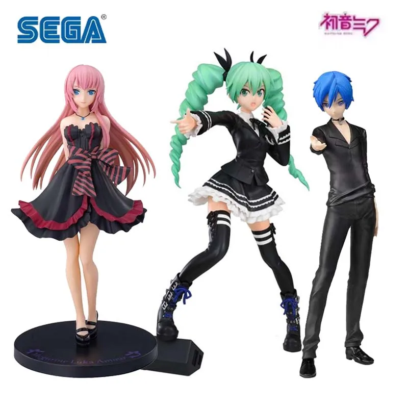 SEGA Original SPM Hatsune Miku Dark Angel Kaito Guilty Megurine Luka Amour Anime Action Figures Toys For Boys Girls Gift Model