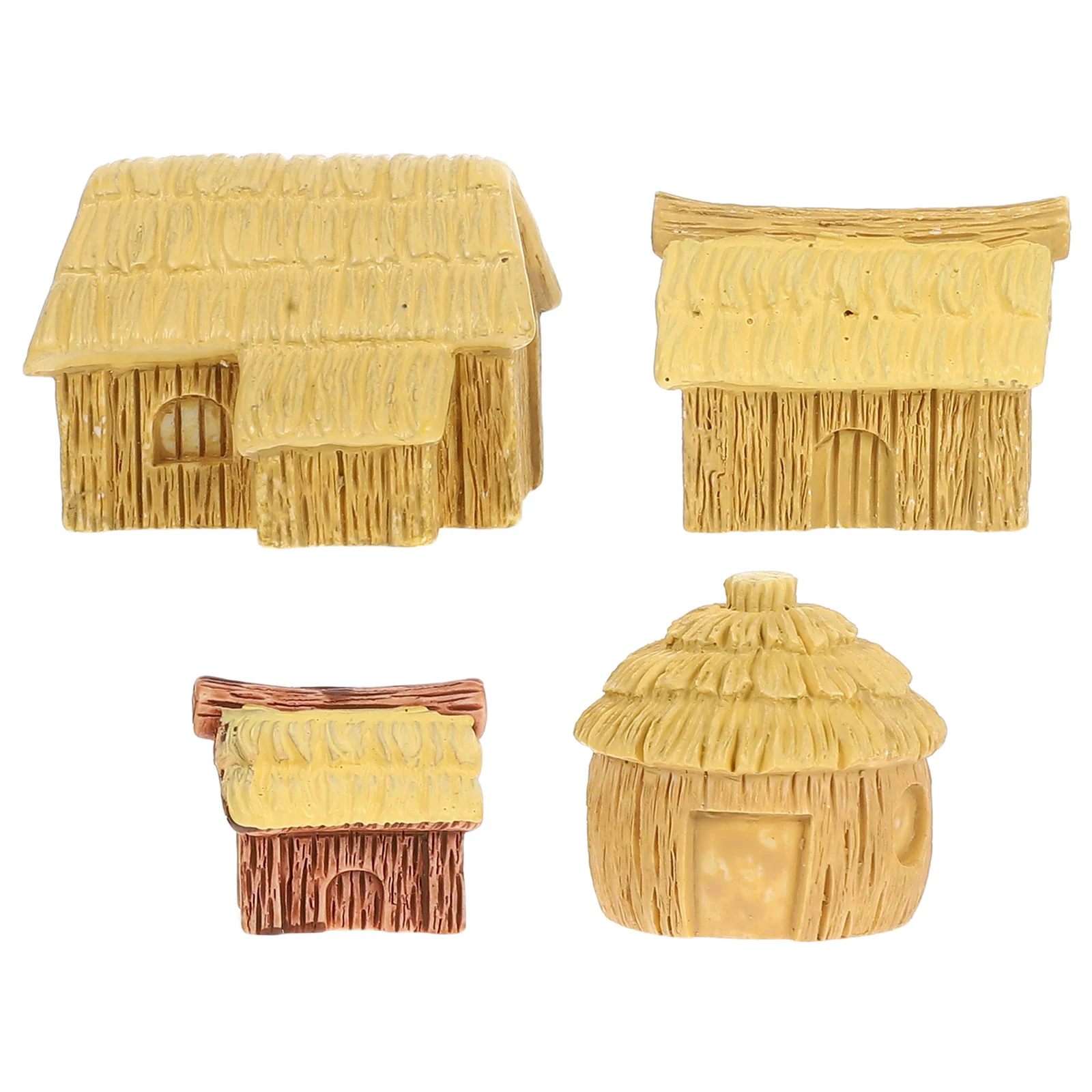 تماثيل صغيرة من الراتنج، منازل صغيرة للحرف اليدوية، حلي البستنة، إكسسوارات بيت الدمى، ديكور على الطراز الأوروبي #4