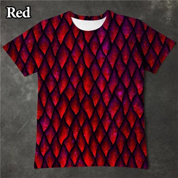 Novelty Animal Skin Pattern 3d Printing Fashion Personality Snakeskin Leopard 3d Print T-shirt