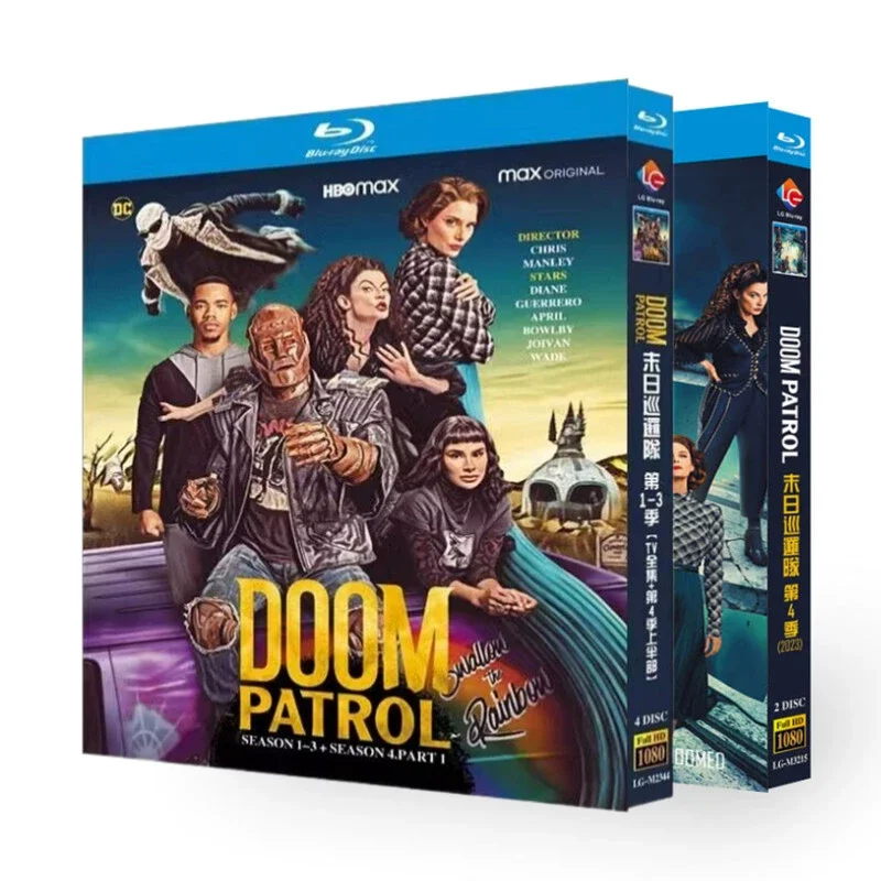 

Doom Patrol: Сезоны 1-4, Blu-ray диск