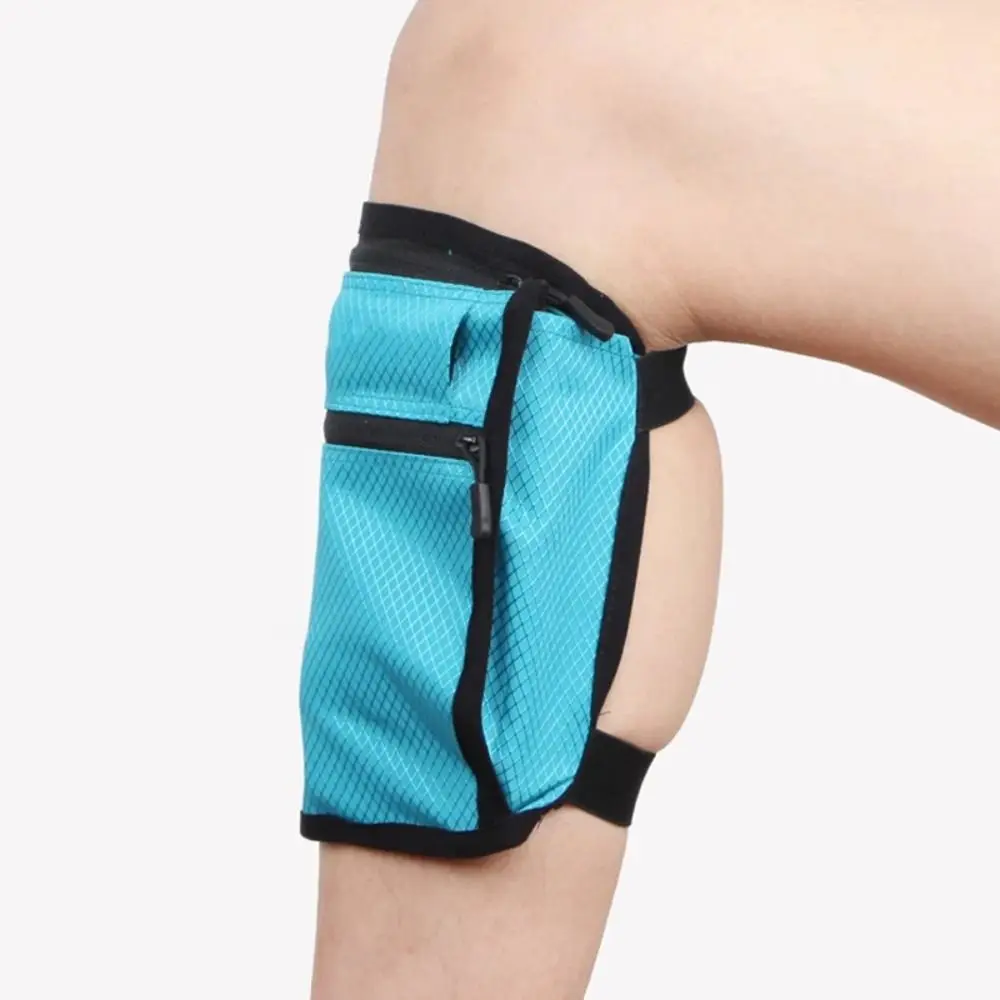 Nylon Outdoor Calf Bag Stylish Anti-slip Leg Wallet Bag Shockproof Convenient Running Phone Storage Pouch Jog Runnning
