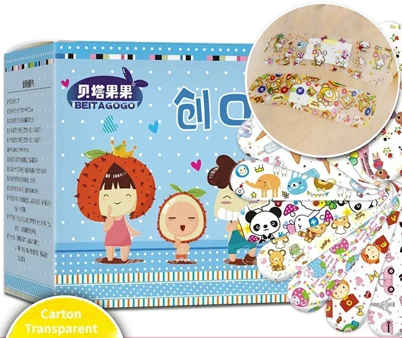 10/30pcs Cartoon Waterproof Wound Plaster for Kids First Aid Baby Bandages Children Cute Patches Kawaii Bandaids Band Aid