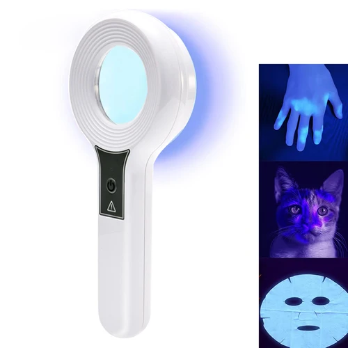 Imagen 2 del producto Nueva lámpara de madera, analizador de piel, analizador de belleza Facial portátil, lámpara UV, Dermatología de madera para análisis de examen de prueba