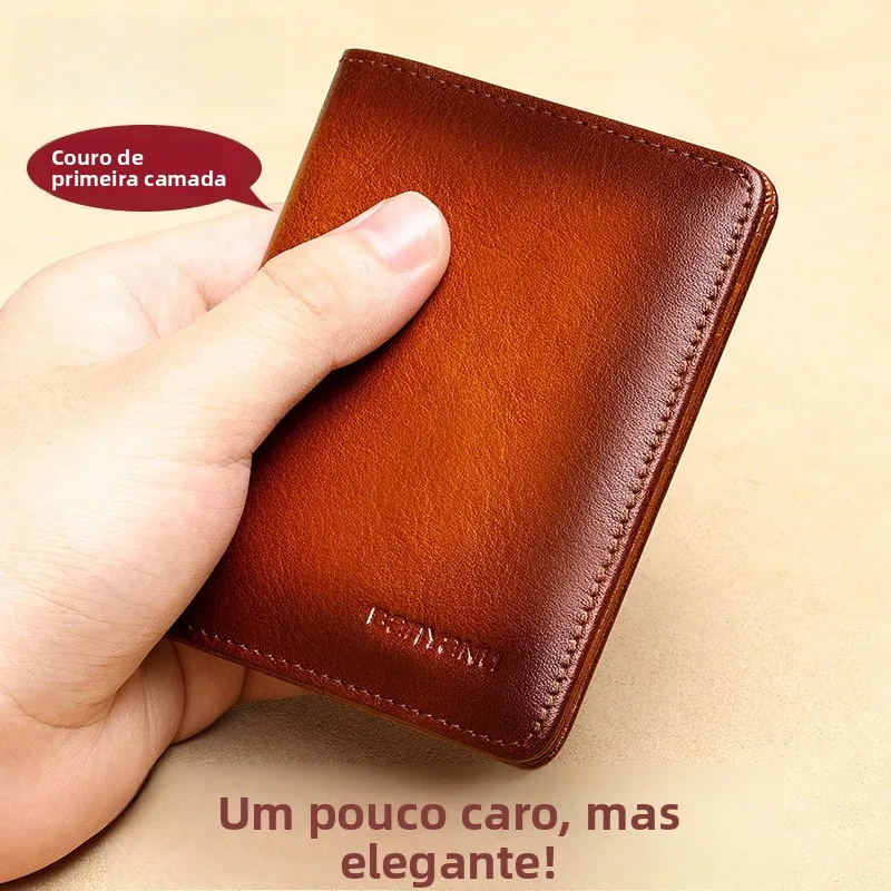 ultra-thin-dual-sided-top-layer-cowhide-compact-wallet-vertical-short-style-for-men-and-women-youth-vintage-style-wallet