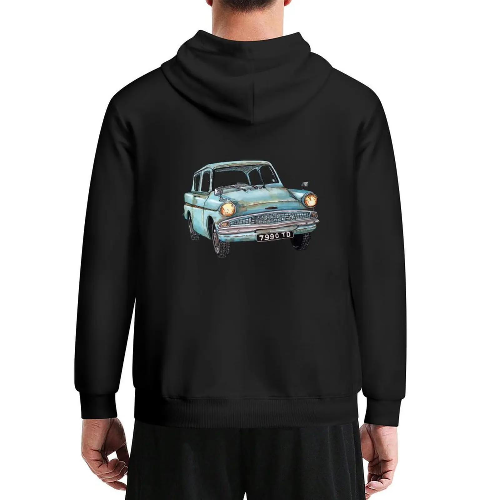 

Vintage car Hoodie autumn aesthetic clothing men's sweat-shirt set men wear men's hoodies