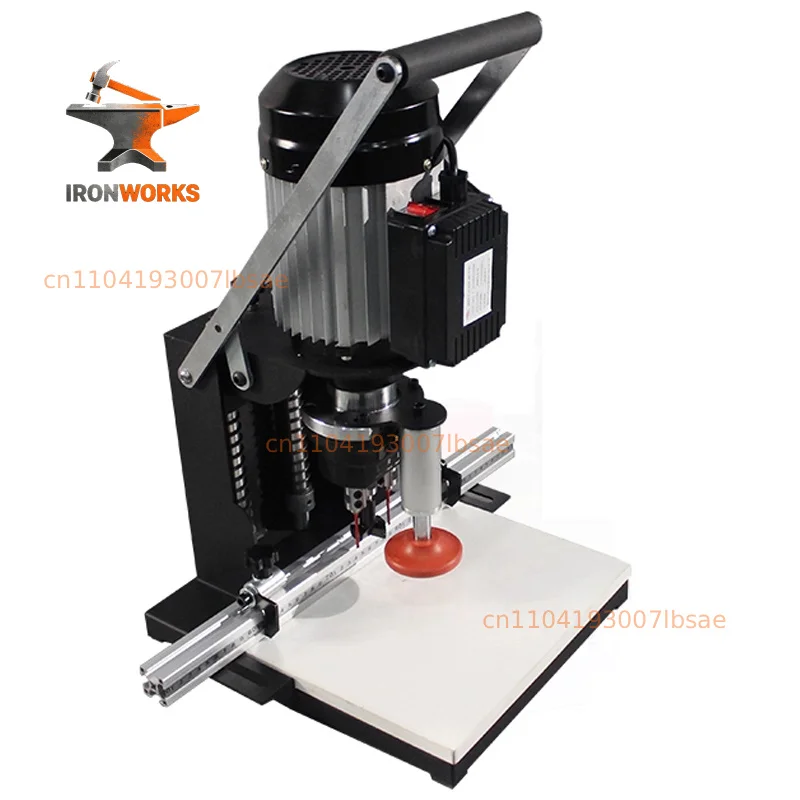 Portable hinge drilling machine, portable door frame drilling machine for woodworking, wardrobe wood panel punching machine