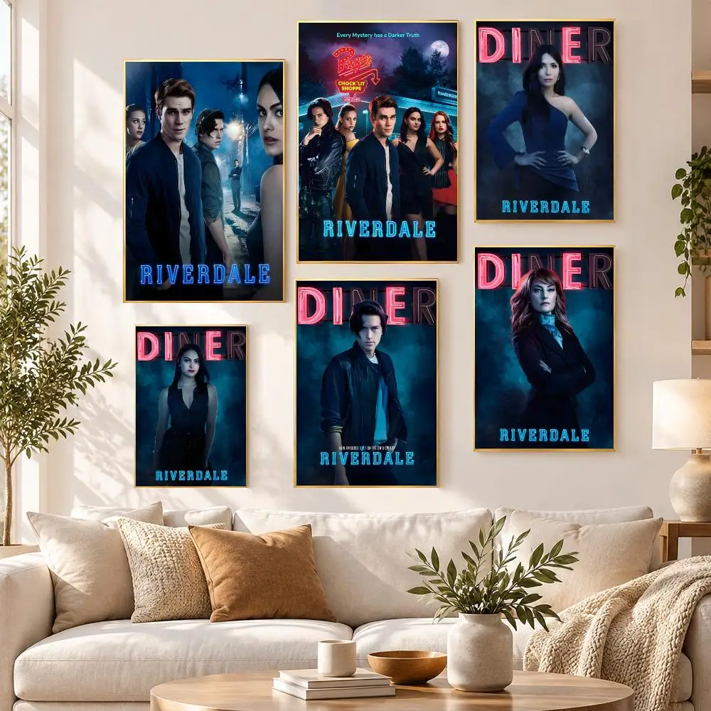Film Series Movie Classic Riverdale Poster PP Self Adhesive Wall Decor Aesthetic Bedroom Gaming Room Home Holiday Gift