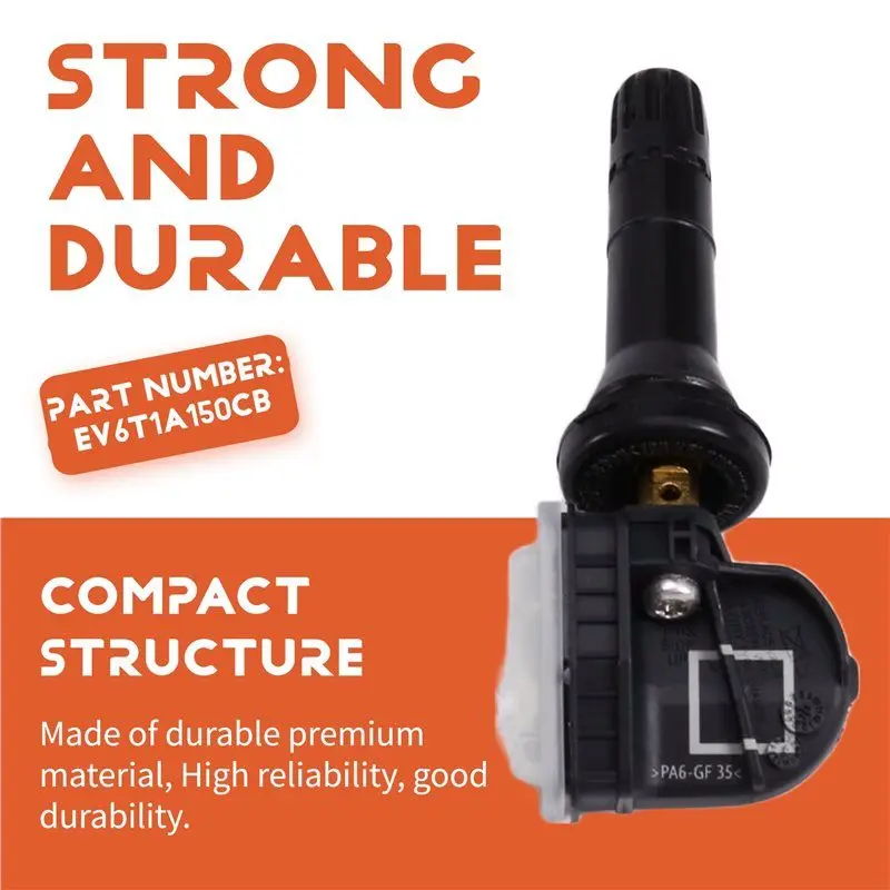 Dependable-Car Tire Pressure Sensors 4Pcs EV6T1A150CB For Ford B-MAX C-MAX Edge Explorer F-150 Fusion Mustang Lincoln MKS 2010-2