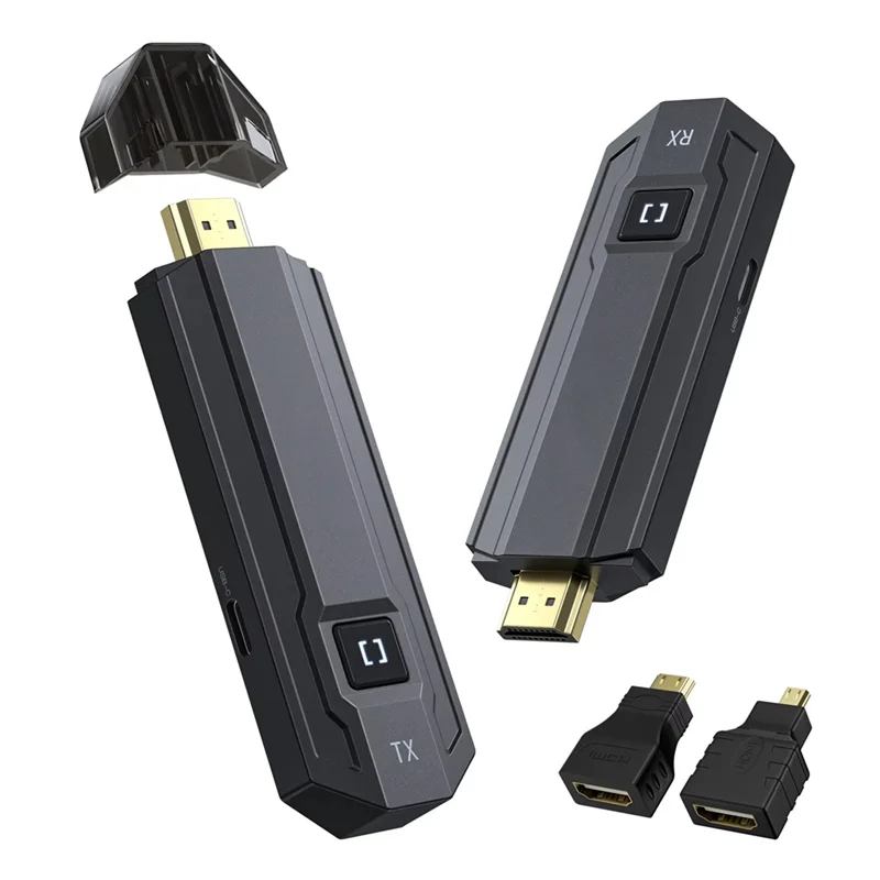 CABE--เครื่องส่งสัญญาณและตัวรับสัญญาณไร้สายที่รองรับ 1080P เครื่องรับส่งสัญญาณการประชุมสําหรับแล็ปท็อปทีวีโปรเจคเตอร์กล้อง