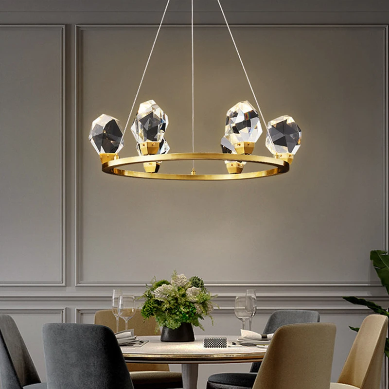 

home decorationPendant lights, luxury crystal living room chandelier, bedroom Pendant lamp, ceiling light, indoor lighting