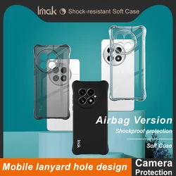 For OnePlus 13 5G Case IMAK Shock-resistant Airbag Version Soft Cover for OnePlus13 5G