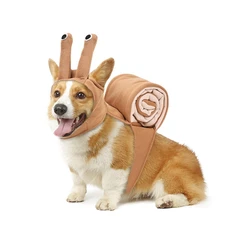 Dogs Cats Cosplay Snail Jumpsuit Christmas Halloween Jumpsuit Pet Winter Clothes for Small Large Dogs Cats