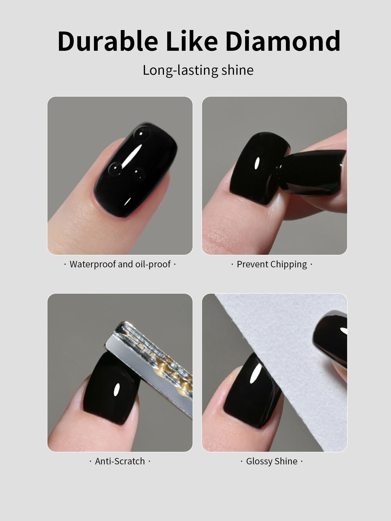 RSNAIL عالي اللمعان معطف فوقي للبناء يدوم طويلاً جل علوي 15 جرام وظيفة واضحة جل نقع قبالة الأشعة فوق البنفسجية LED ورنيش شبه دائم