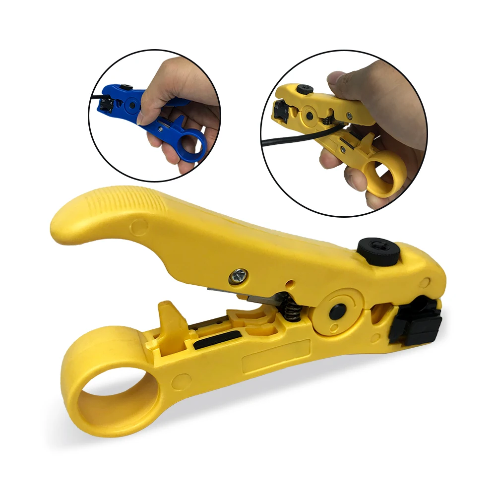 Wire Cable Tools Automatic Stripping Pliers Universal Coaxial Cable Wire Stripper Stripping Crimping Tools With Hexagon Wrench