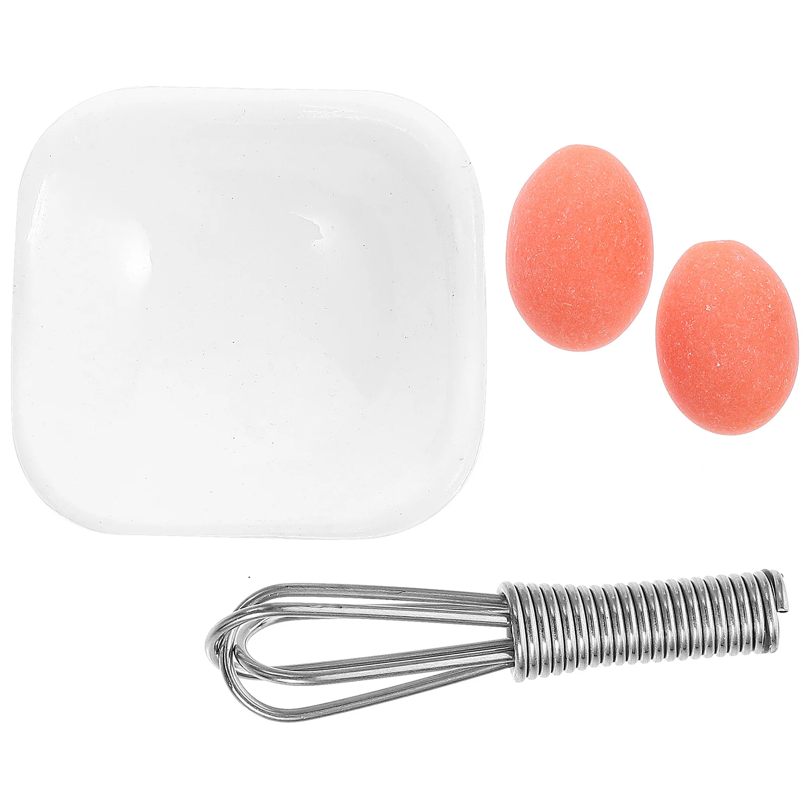 

Egg Bowl Miniature Models Kitchen Kitchenware Toy Whisk Adornment House Supplies Simulation Eggbeater Micro Scene