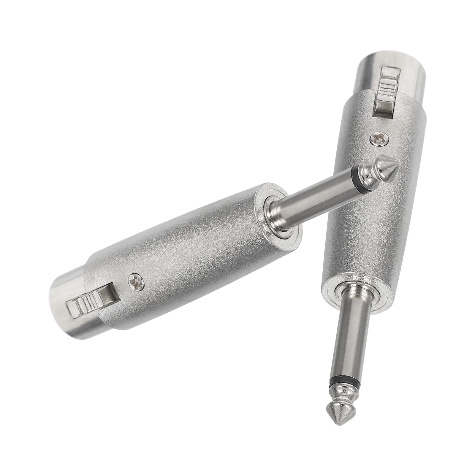 

2pcs 6 35mm Mono Male to XLR 3 Pin Female TRS Adapter Durable Zinc Alloy Cable for Microphone Speaker Audio Equipment