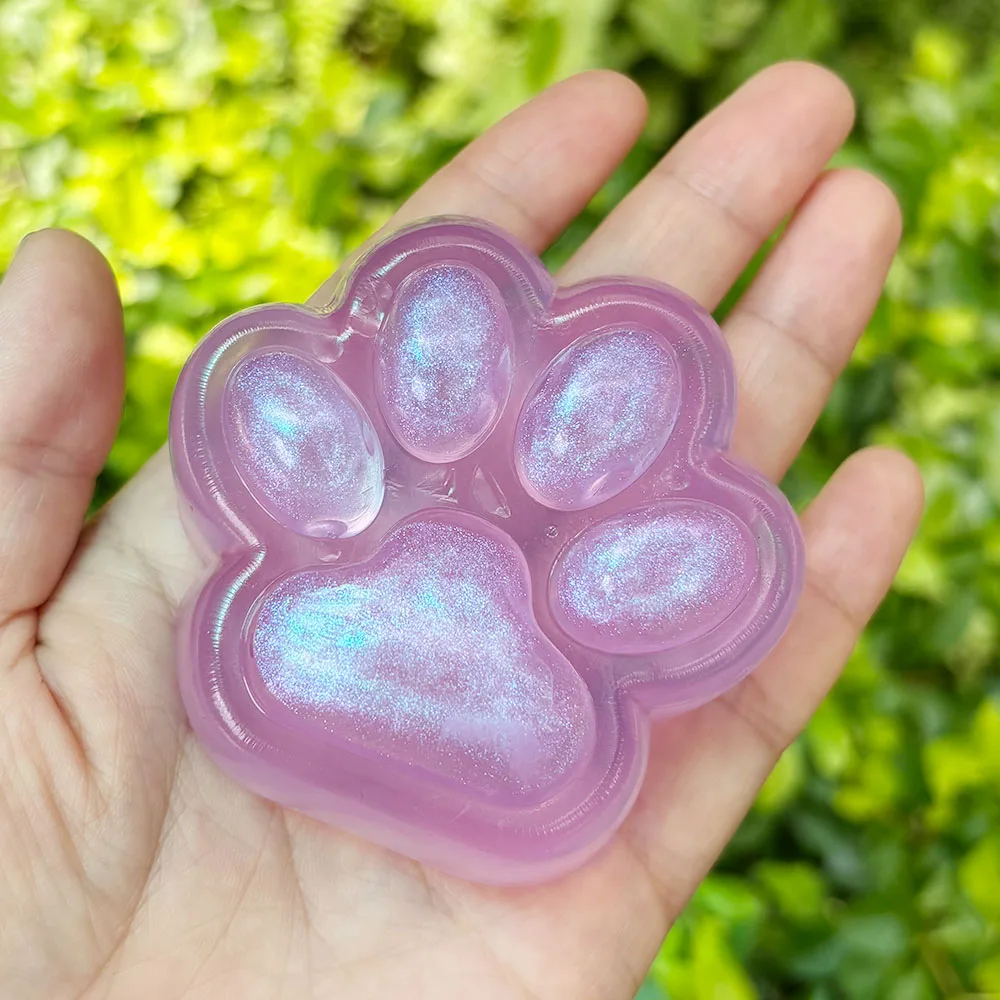 คริสตัล Taba Squishy ของเล่น Cat Claw Mochi Fidget ของเล่นช้า Rebound ความเครียดบรรเทาของเล่น Pinch Soft Squeeze ของเล่นของขวัญ