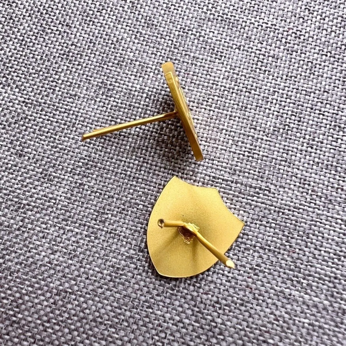 1 Pair Badge for Souvenir Collection Lapel Pins Red Star Badge Decoration Craft Gift Uniform Epaulets