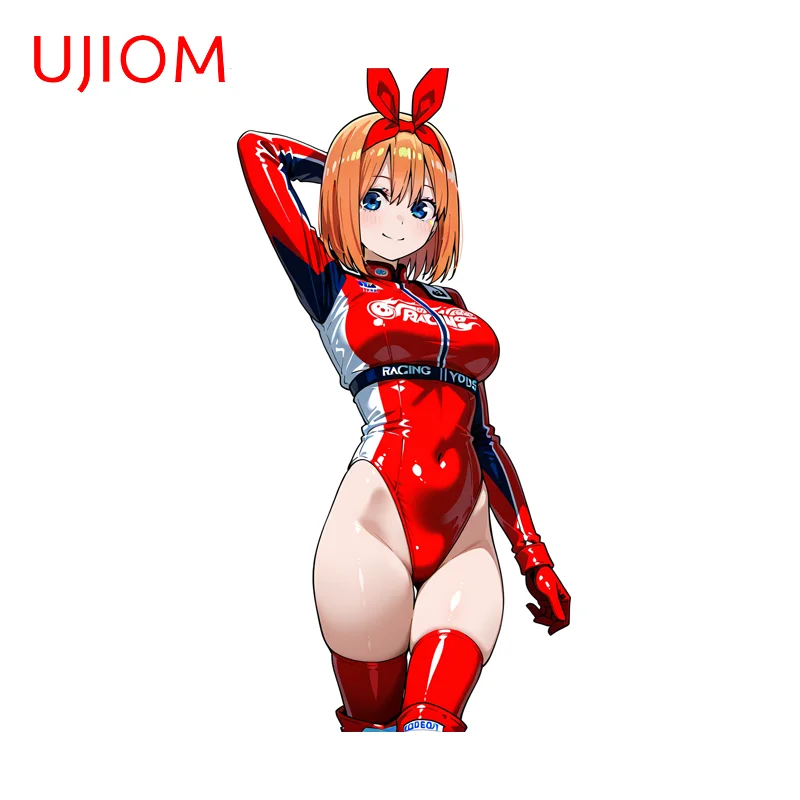 UJIOM Nakano Yotsuba Kawaii Anime Girl Wall Sticker Creative Sofa Wall Scratch Proof Vinyl Decal Suitable For Chambre Decor