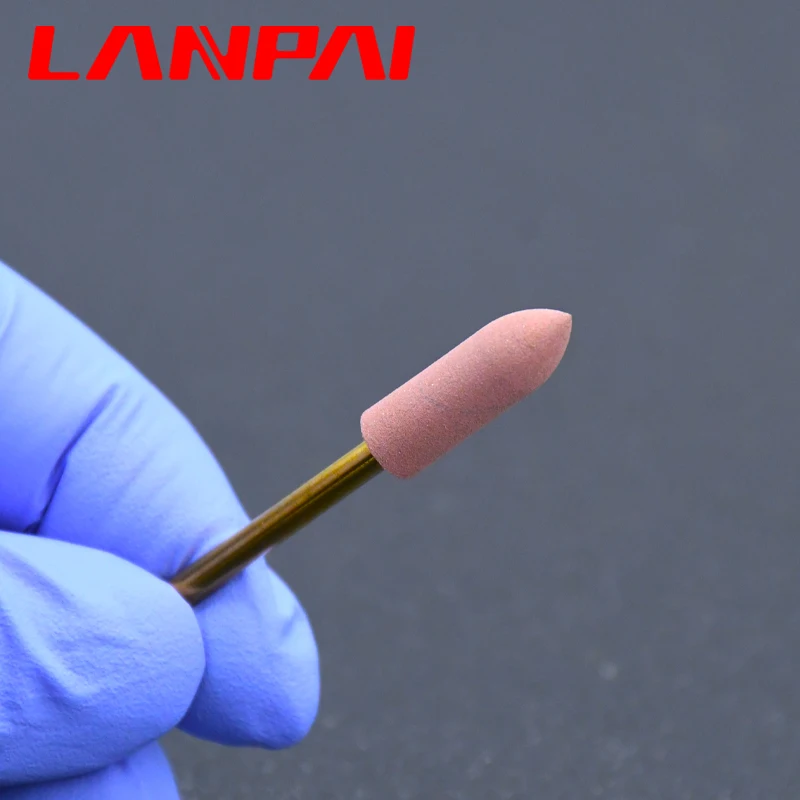 Lanpai Rubber Diamond polisher Pocerlian Zirconia Alloy High  Light Polishing Hp Dentist Tools dentistry materails