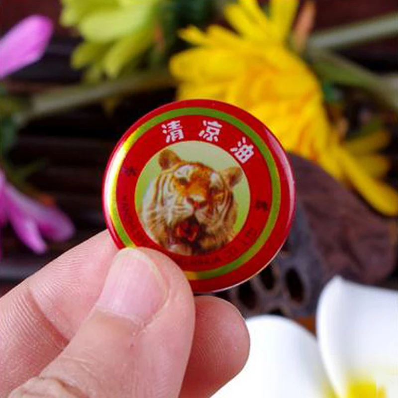 Baume du tigre naturel, huile essentielle, traitement de l'influence, maux de tête froids, vertiges, muscles, pommade solide, 1/2/3/5/10 paquets