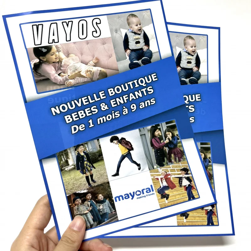 

custom Customized printing A6 A5 Size Advertising Colorful Tri Folded Leaflet Catalogue Print Booklet Brochure