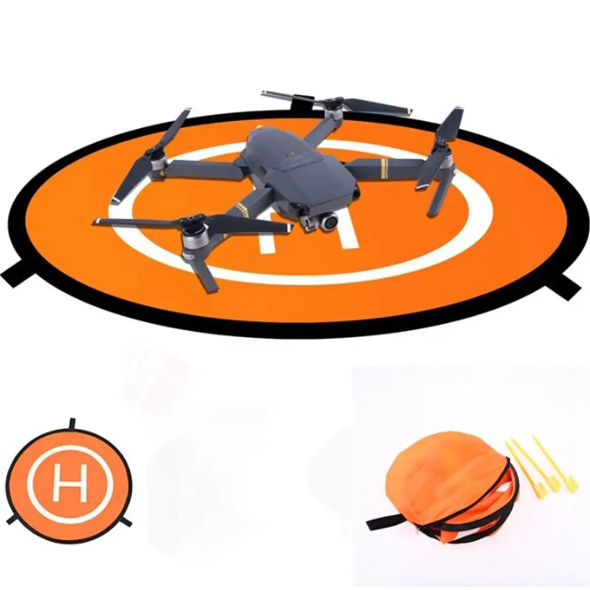 A1703Z Drone Quadcopters Accessories Universal 55cm Foldable Landing Pad RC Dron Mat Quadcopter Parking Apron Apron Pad Reliable view 5