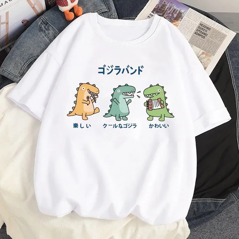 Harajuku Girls Clothing Y2k Streetwear Tees Kawaii Clothes Women T-shirt Summer Cute Graphic Cartoon Print Tshirt Female Blouse