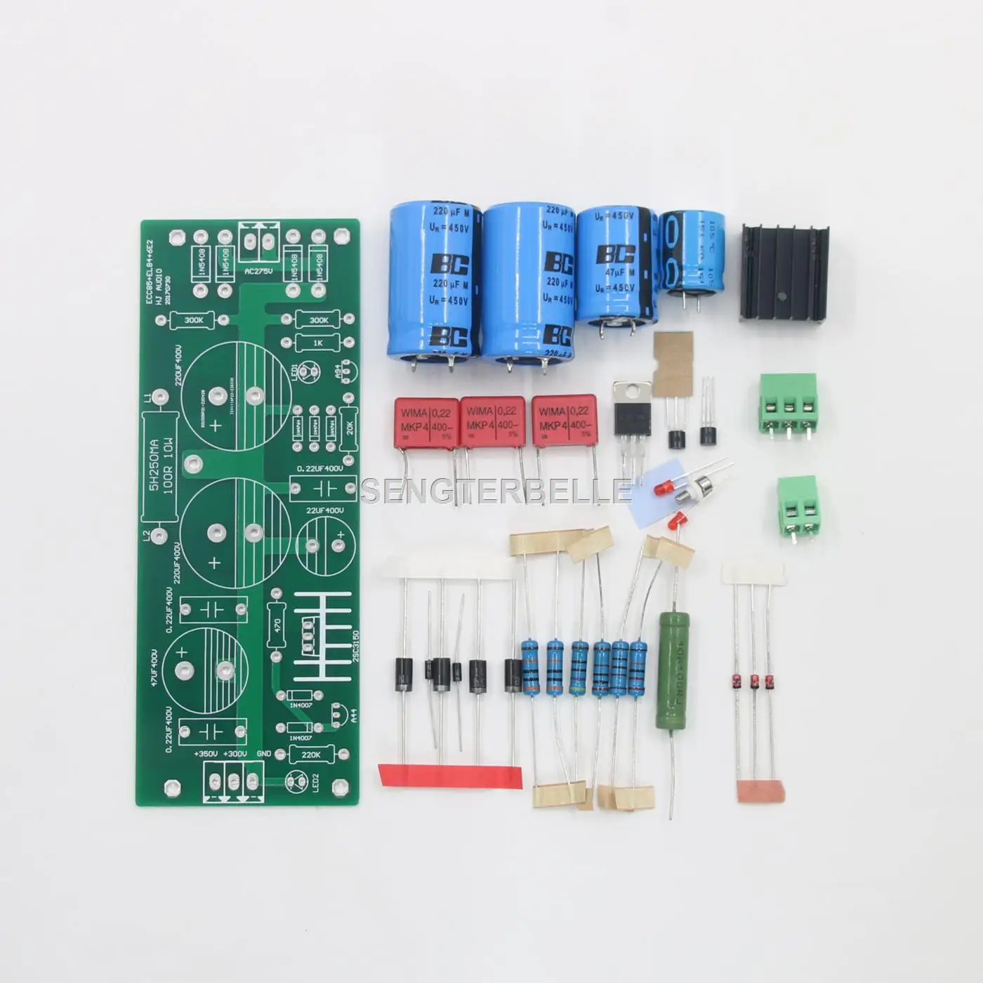 HiFi Regular Power Supply Board Kit Dual High Voltage DC350V 300V 200V For Tube Amplifier /Preamp