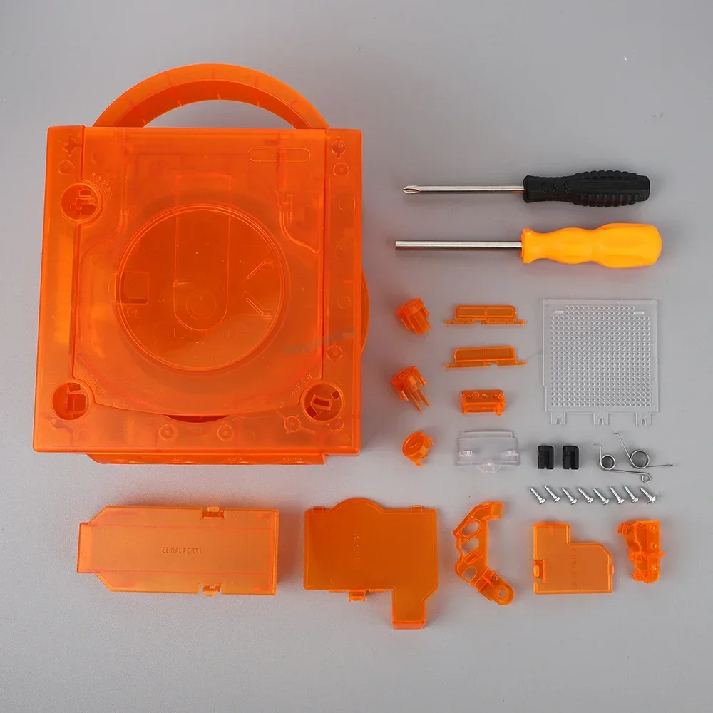 NEUE 6 CLORS Für Gamecube NGC Ersatz Shell Transparent Fall für Gamecube NGC GC Spielkonsole DOL-101/DOL-001 Dropshipping – Detail 37