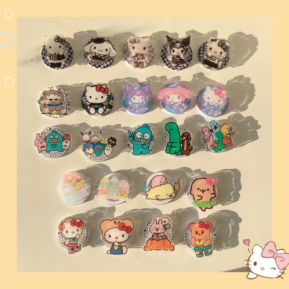 

Складной чехол-держатель для беспроводной зарядки для iPhone и Samsung, Sanrio Hello Kitty, магнитный держатель-подставка Griptok для телефона Magsafe