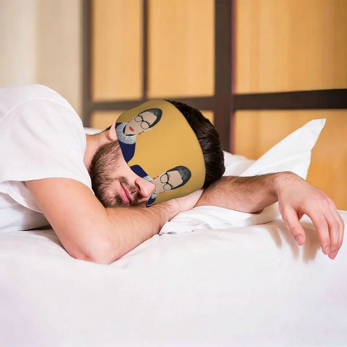 Ruth Bader Ginsburg sleep eye mask Light Blocking Portable Eye Cover for Girls Boys Home Sleeping Party Gift Eyeshade eyepatch view 6