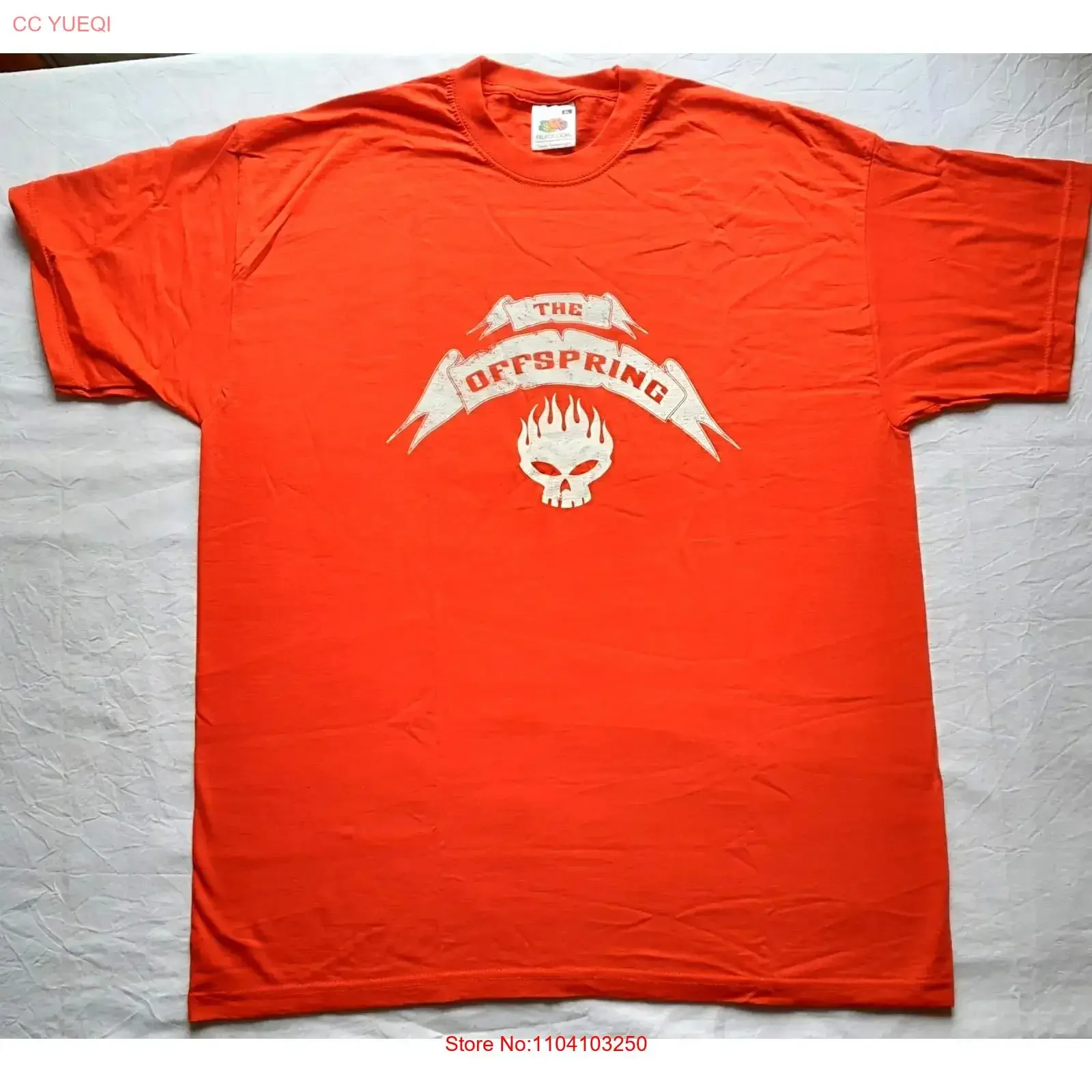 THE OFFSPRING ORIGINAL VINTAGE XL T SHIRT 2000 NEW AND UNWORN vintage Washed Stylish Versatile Stretched fashion Casual homme