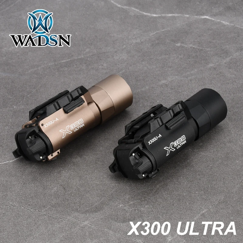 WADSN X300U Surefir X300 Ultra XH35 XU35Tactical hanging Pistol Scout Light Airsoft Weapon Gun Flashlight Double function Switch