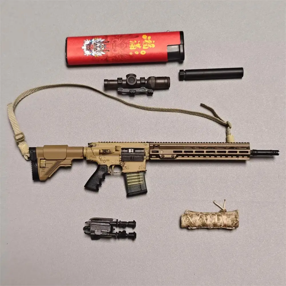 1/6 EASY&SIMPLE ES 26030B Special Task Group Tracking Doll Weapons HK417 Toys Model Sniper Model For 12