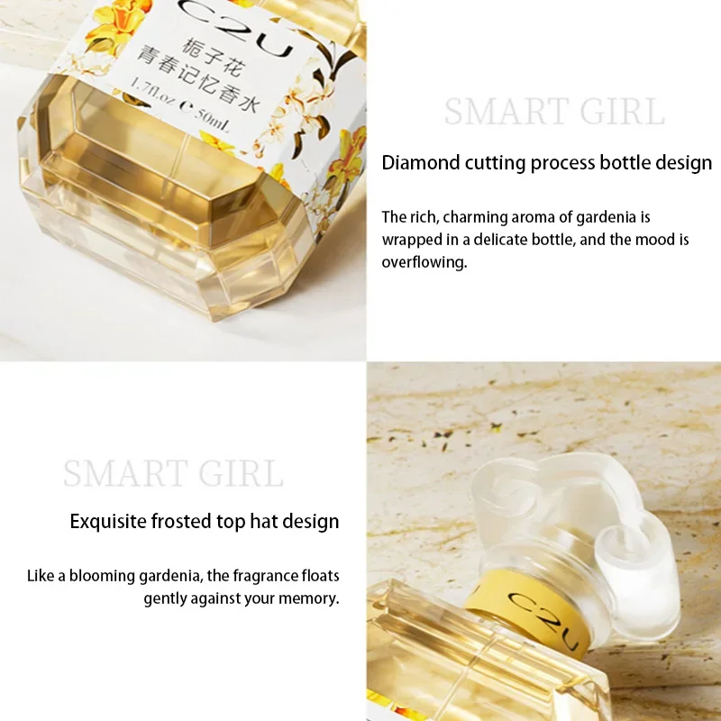 Парфюм для женщин Gardenia jeunesse 50мл parfum léger longue Licht Floral naturel Bravo Xoégant doux pour Фото №4