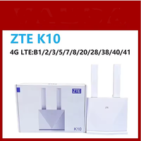 Unlocked ZTE K10 4G CPE Router LTE B1/2/3/5/7/8/20/28/38/40/41 CPE RJ45/RJ11 Wireless Hotspot