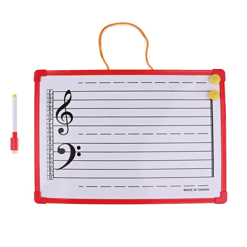 Music Magnets Whiteboard -- Educational Tool. (14'' X 10'')