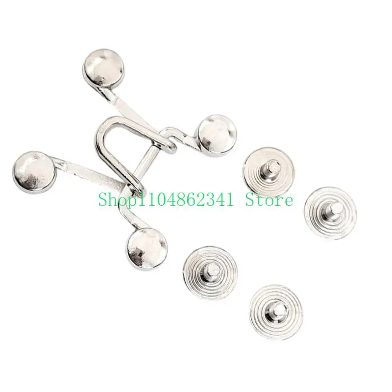5asd Adjustable Tighten Waist Button Metal Button Fastening Detachable for Pants