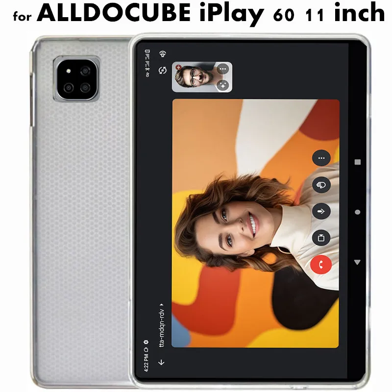 Tablet Case For ALLDOCUBE iPlay 60 iPlay60 11 inch TPU Transparent Silicone Soft Cover All-inclusive Protection Drop Resistance