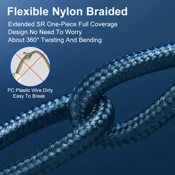 Kabel Vumpach USB typu C s rychlonabíjecím kabelem a nabíječkou pro iPhone 15, Samsung S21, A51, Xiaomi Mi 10, Redmi, Huawei... 10 nejlepší prodej USB kabel typu C - №4