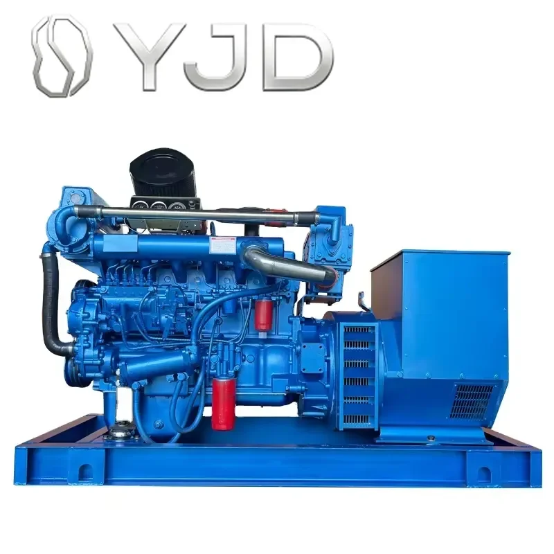 Ricardo Engine Powered Silent Type Auto Start Marine Diesel Generator 80kw 100kw 120kw Water Cooled Generating Sets for Sale