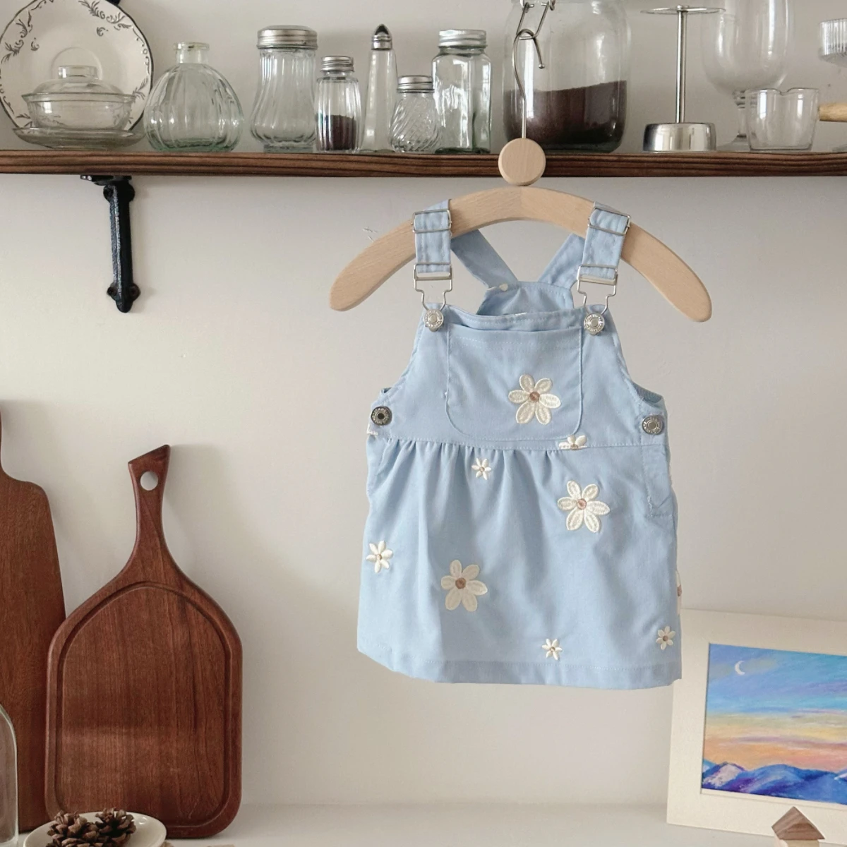 فستان صيفي جديد للبنات الصغيرا - مراجعة Baby Summer Linen Sleeveless Jumpsuit وسعره