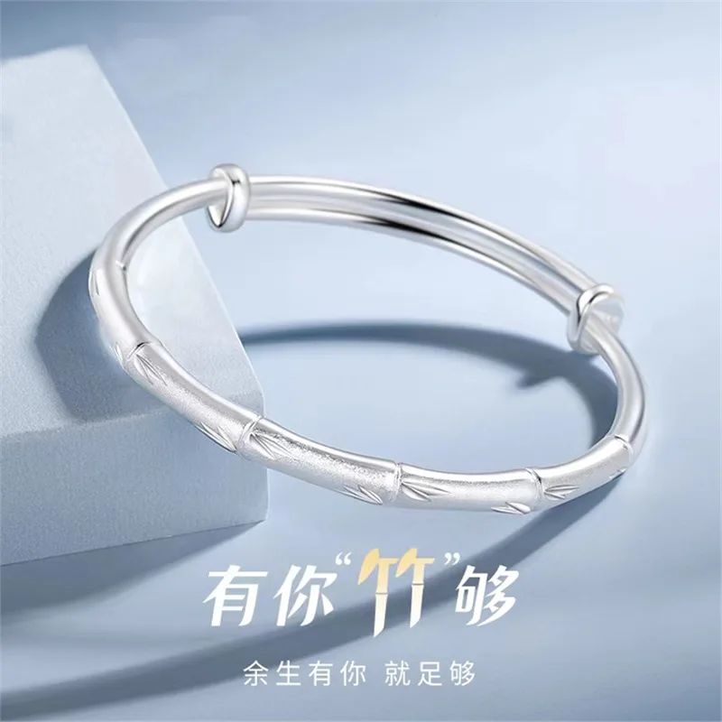 

Новый женский браслет с узлом, браслет из однотонного серебра S99, нишевый стиль