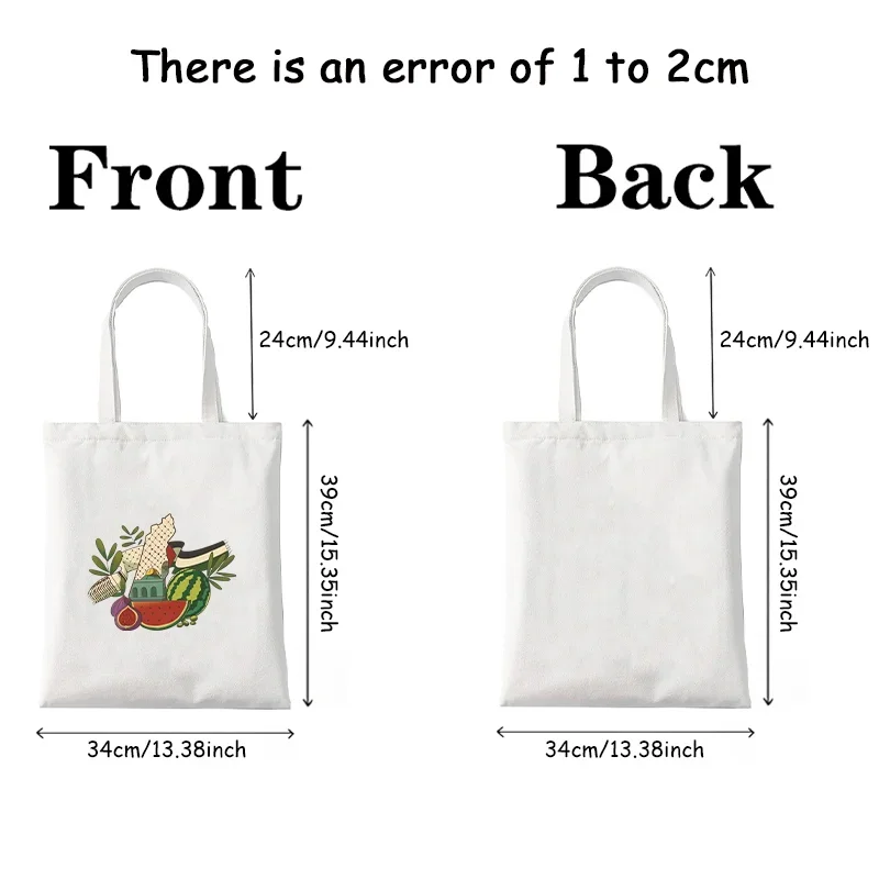 الخط العربي خريطة الزيتون حقيبة تسوق قماشية حقائب رائعة للحفلات الخارجية السفر الكتف فتاة سعة كبيرة حمل الحقائب #6