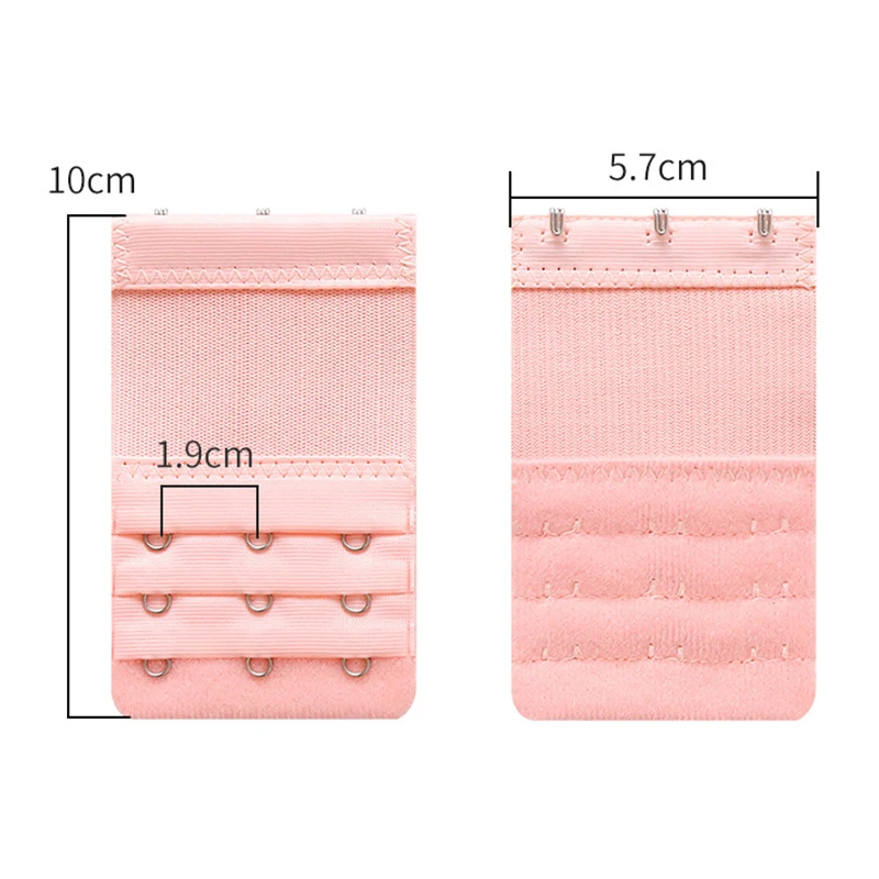 2PCS Bra Extenders Strap Extension 3 Hooks 3Rows Women Intimates Lengthened Bra Hook Extenders Womens Accessoires 3 Buckles