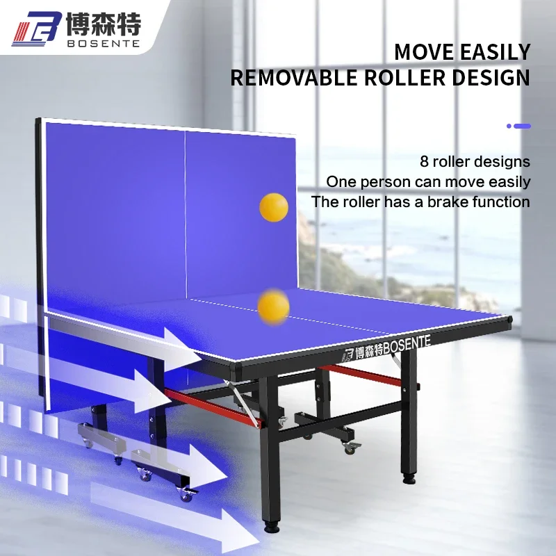 2026 High Quality Detachable Double Folding Table Tennis Board Indoor and Outdoor Table Tennis Table