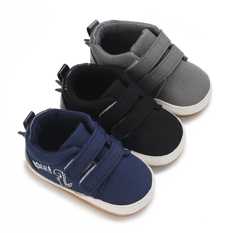 

Newborn Baby Shoes Baby Boy Girl Shoes Classic canvas Rubber Sole Anti-slip Toddler First Walkers Infant Girl Shoes Moccasins